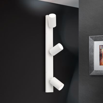 Stropna reflektorska svjetiljka SEAN 3xGU10/13W/230V bijela