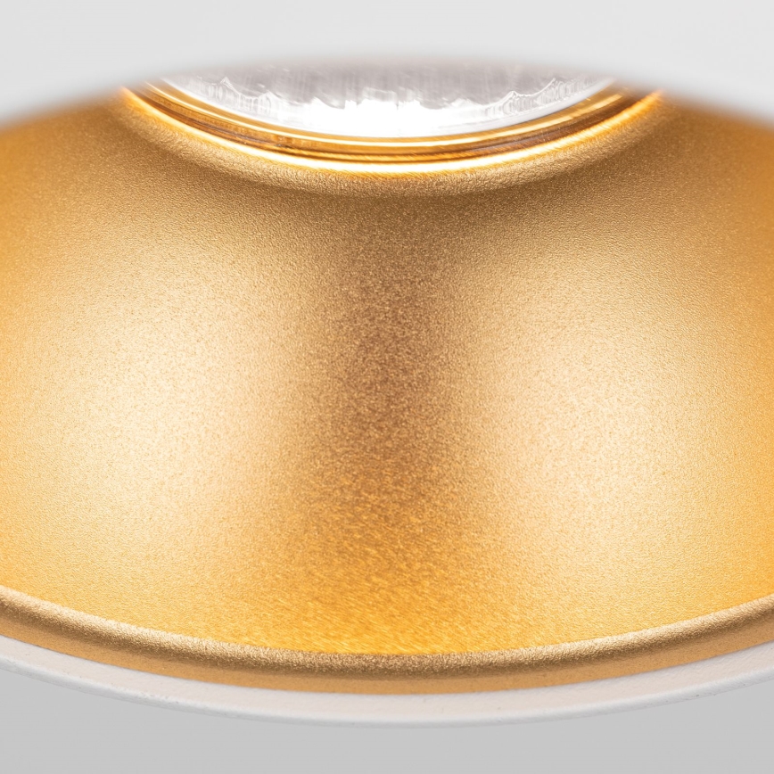 Stropni spot STARLIGHT 1xGU10/50W/230V bijela/zlatna