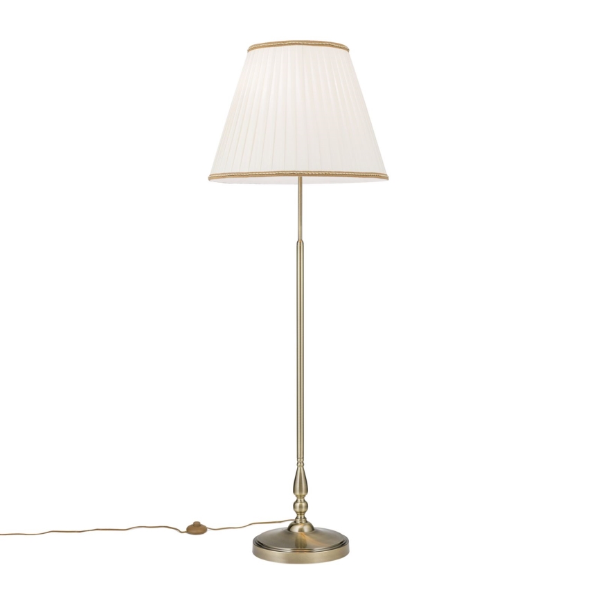 Podna lampa TONIA 2xE27/60W/230V 154 cm bijela/bronca
