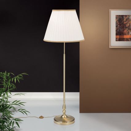 Podna lampa TONIA 2xE27/60W/230V 154 cm bijela/bronca