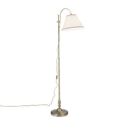 Podna lampa TONIA 1xE27/60W/230V 183 cm bijela/bronca
