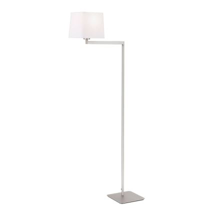 Podna lampa CARLTON 1xE27/40W/230V bijela/mat krom