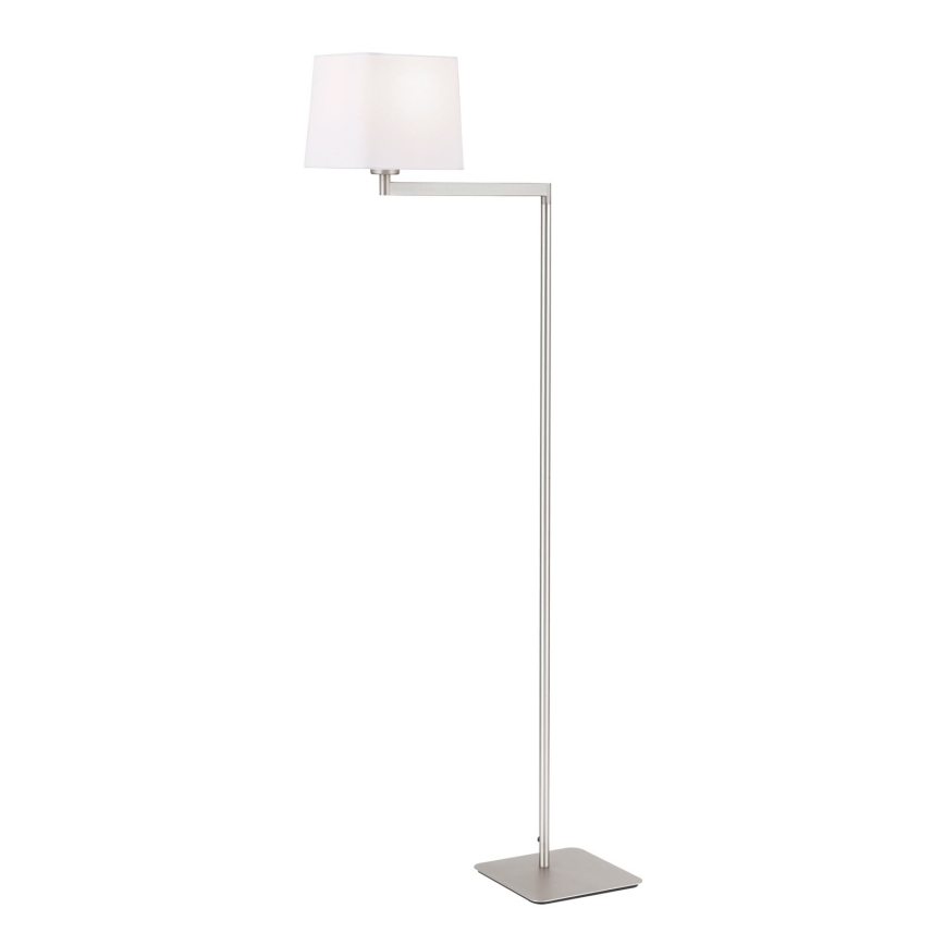 Podna lampa CARLTON 1xE27/40W/230V bijela/mat krom