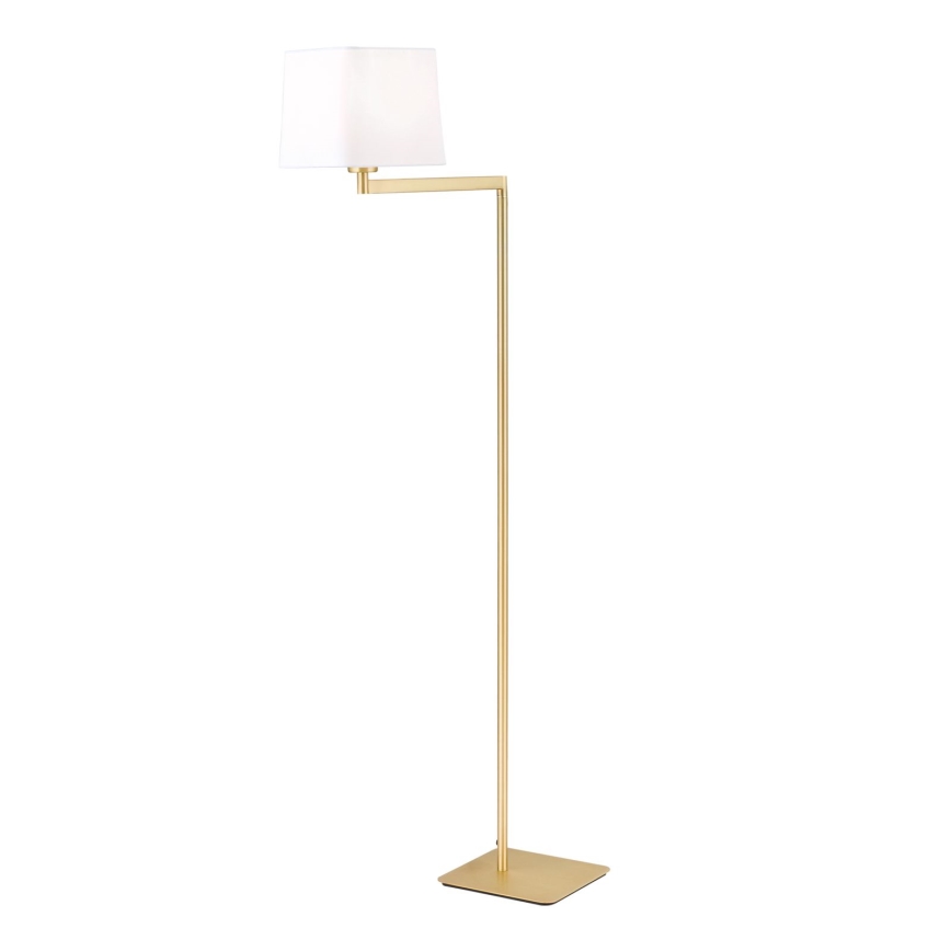 Podna lampa CARLTON 1xE27/40W/230V bijela/zlatna
