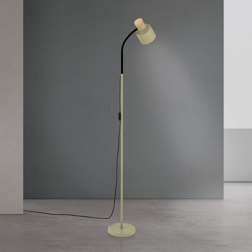 Podna lampa GILI 1xE27/40W/230V zelena