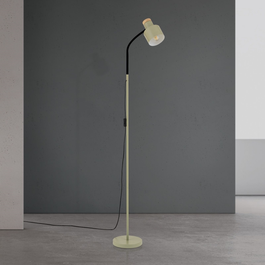 Podna lampa GILI 1xE27/40W/230V zelena