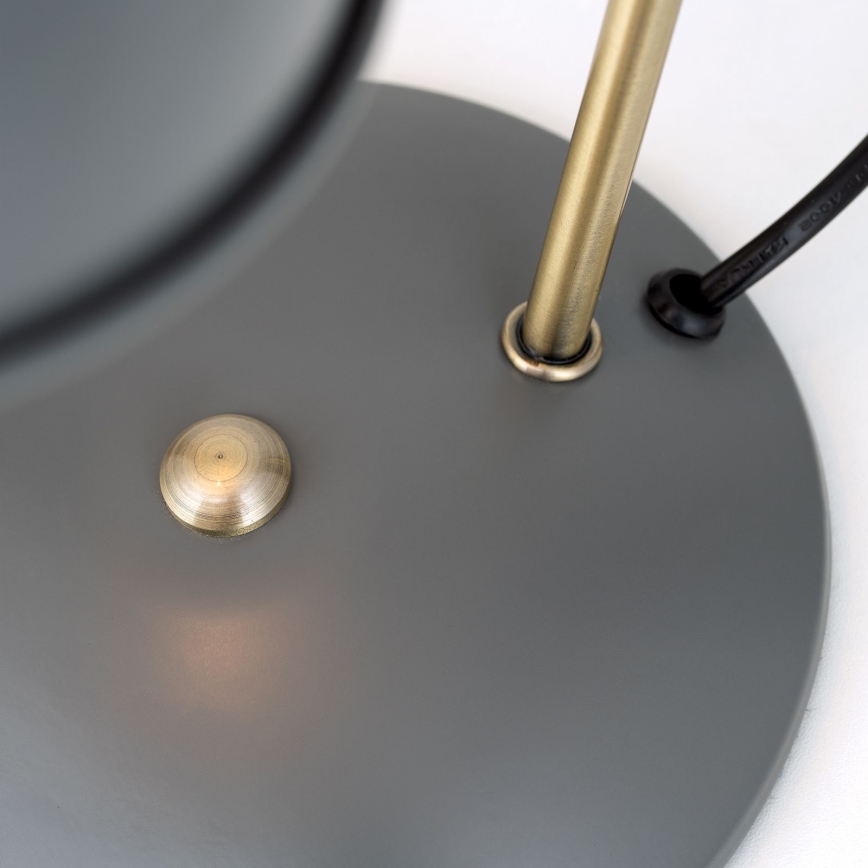 Stolna lampa FEDRA 1xE14/40W/230V siva/mesing