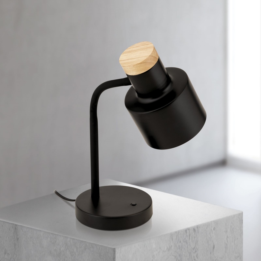 Stolna lampa GILI 1xE27/40W/230V crna