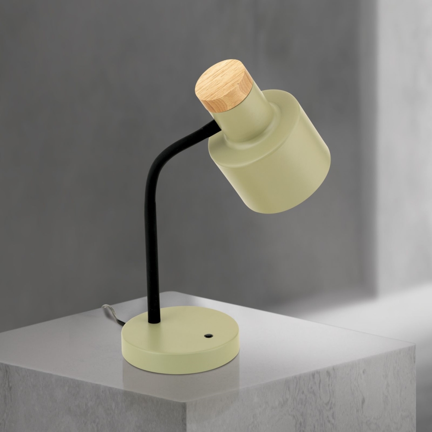 Stolna lampa GILI 1xE27/40W/230V zelena