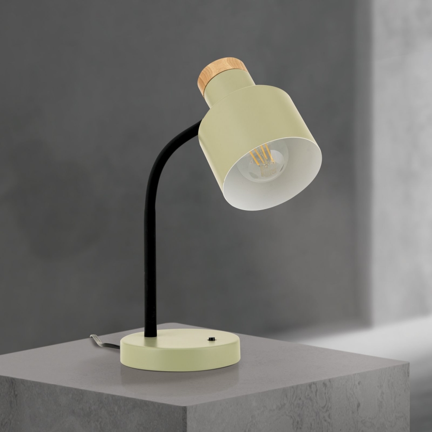 Stolna lampa GILI 1xE27/40W/230V zelena