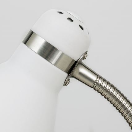 Stolna lampa SCHOOL 1xE27/40W/230V bijela/matni krom