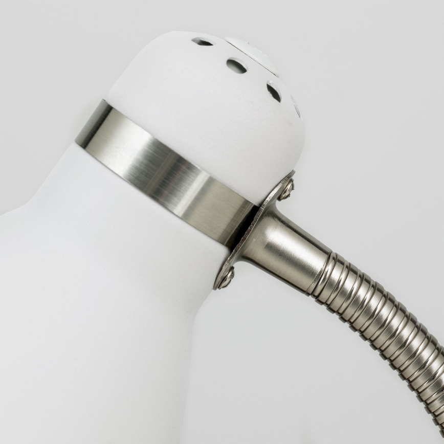 Stolna lampa SCHOOL 1xE27/40W/230V bijela/matni krom