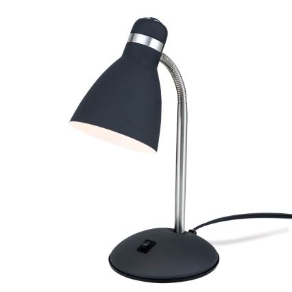 Stolna lampa SCHOOL 1xE27/40W/230V crna/matni krom