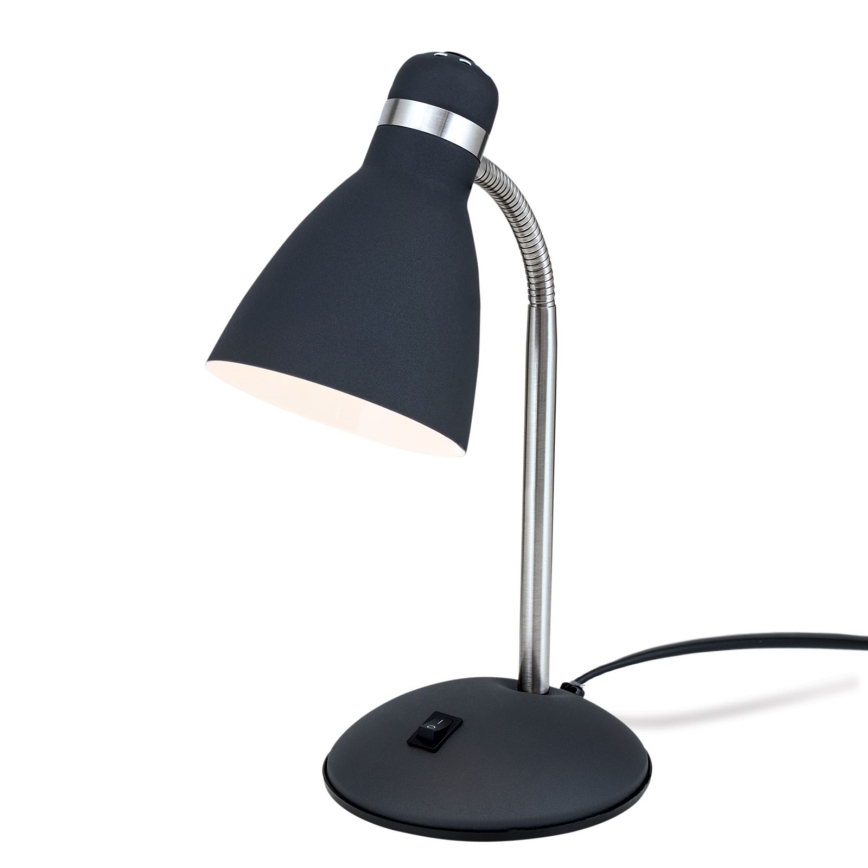 Stolna lampa SCHOOL 1xE27/40W/230V crna/matni krom