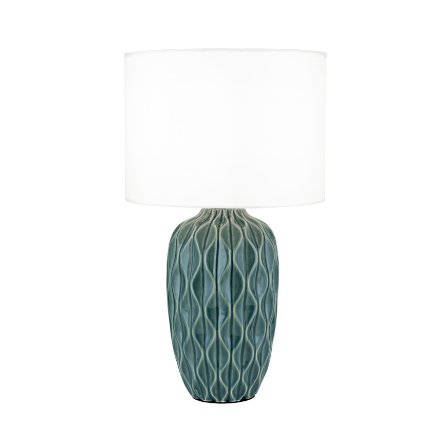 Stolna lampa TORTUGA 1xE27/40W/230V zelena/bijela