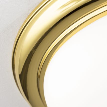 Stropna svjetiljka EMPIRA 3xE27/40W/230V promjer 48 cm zlatna