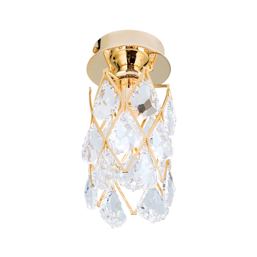 Stropna svjetiljka RITA 1xG9/40W/230V Ø 9 cm zlatna