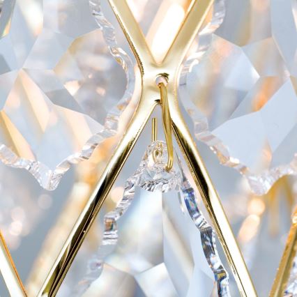 Stropna svjetiljka RITA 1xG9/40W/230V Ø 9 cm zlatna