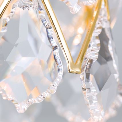 Stropna svjetiljka RITA 1xG9/40W/230V Ø 9 cm zlatna