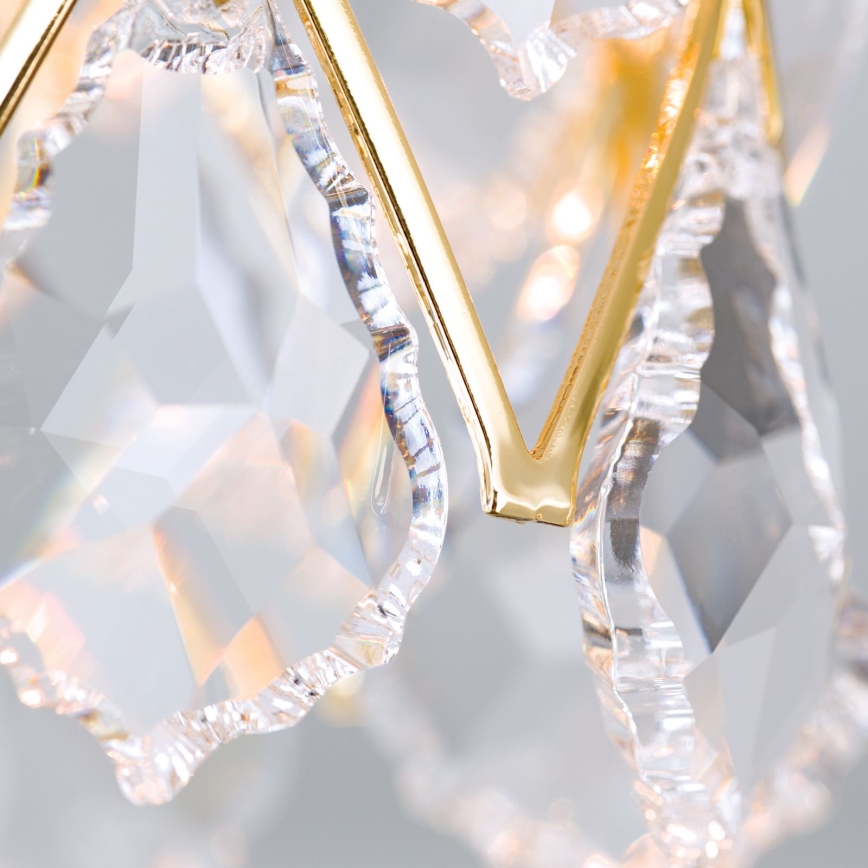 Stropna svjetiljka RITA 1xG9/40W/230V Ø 9 cm zlatna