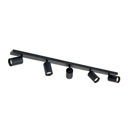 Stropna svjetiljka SEAN 5xGU10/13W/230V crna