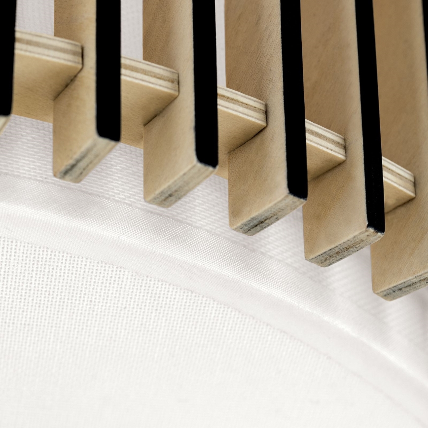 Stropna svjetiljka TARTA 3xE27/40W/230V, Ø 40 cm, bež