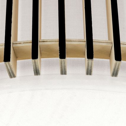 Stropna svjetiljka TARTA 3xE27/40W/230V Ø 50 cm bež