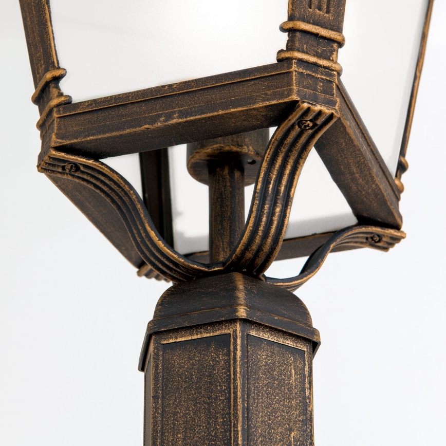 Vanjska lampa AIKO 1xE27/60W/230V 240 cm IP23 bronza/patina