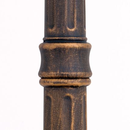 Vanjska lampa AIKO 1xE27/60W/230V 240 cm IP23 bronza/patina