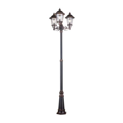 Vanjska lampa KENZO 3xE27/100W/230V IP44 bronca/patina