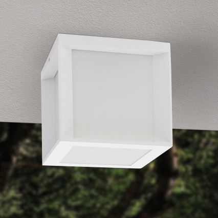 Vanjska svjetiljka HENRY 1xE27/15W/230V 16x16 cm IP44 bijela