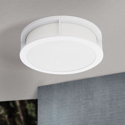 Vanjska svjetiljka HENRY 2xE27/15W/230V Ø 30 cm IP44 bijela
