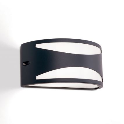 Vanjsko zidno svjetlo SHELL 1xE27/40W/230V IP54 antracit