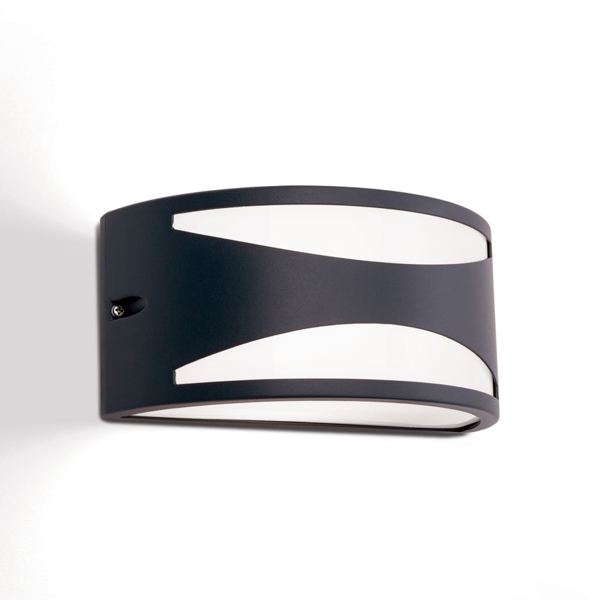 Vanjsko zidno svjetlo SHELL 1xE27/40W/230V IP54 antracit