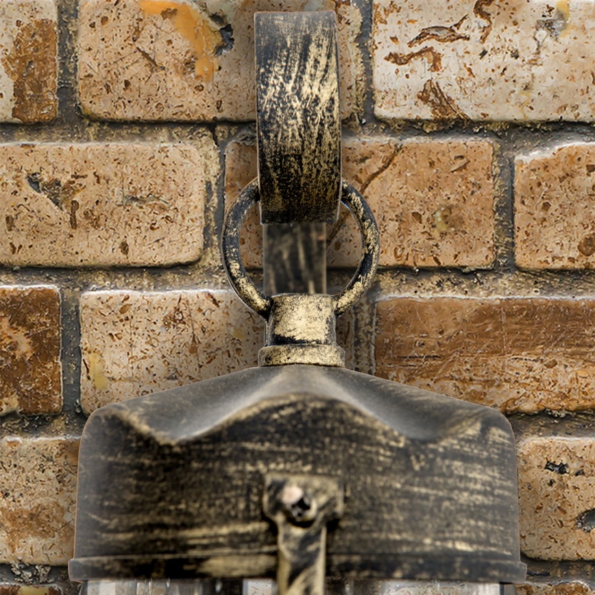 Vanjska zidna svjetiljka TAVERNA 1xE27/60W/230V IP23 bronza/patina