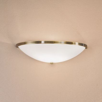 Zidna svjetiljka AIDA 1xE14/40W/230V bronca/patina