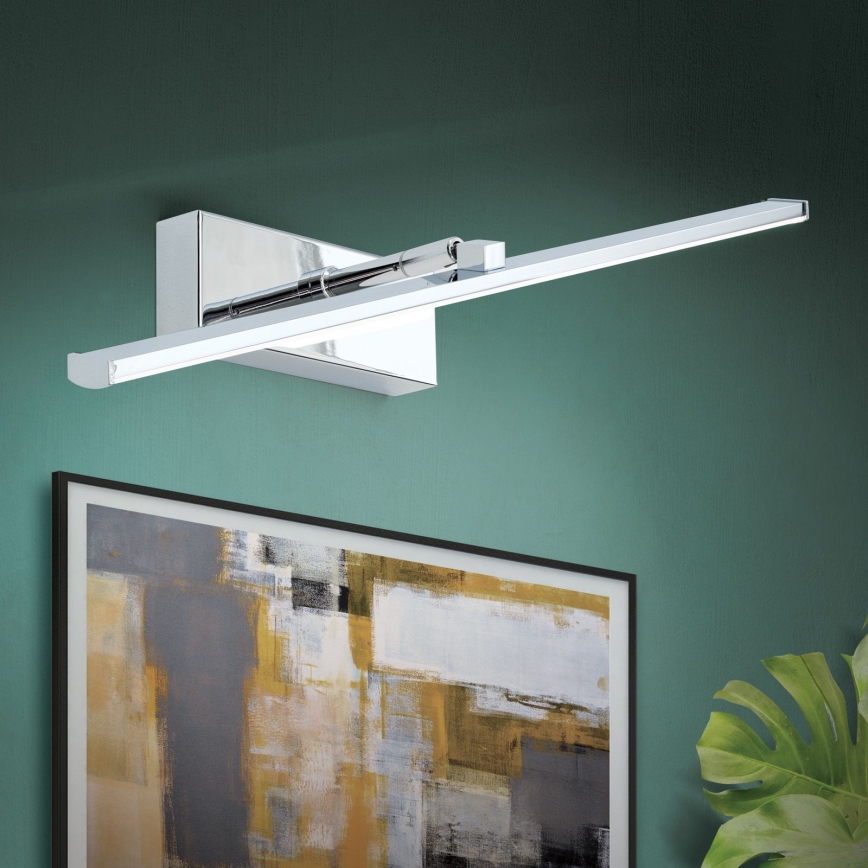 LED Svjetiljka za slike PUBLIO LED/10W/230V 50 cm sjajni krom