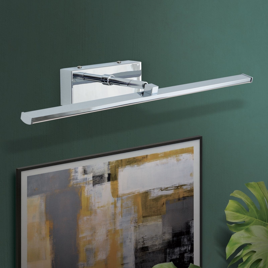 LED Svjetiljka za slike PUBLIO LED/10W/230V 50 cm sjajni krom