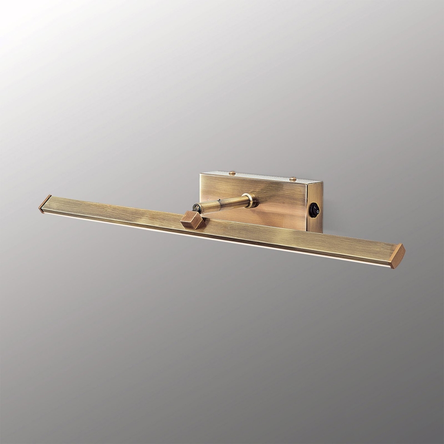 LED Svjetiljka za slike PUBLIO LED/10W/230V 50 cm zlatna/patina