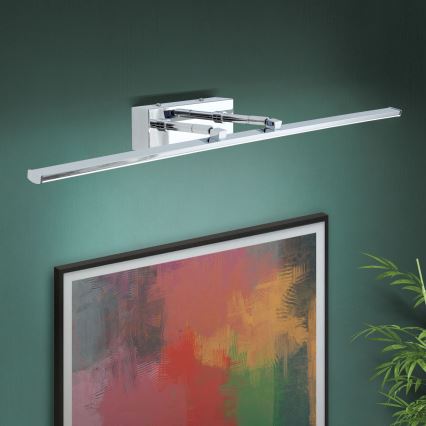 LED Svjetiljka za slike PUBLIO LED/15W/230V 75 cm sjajni krom