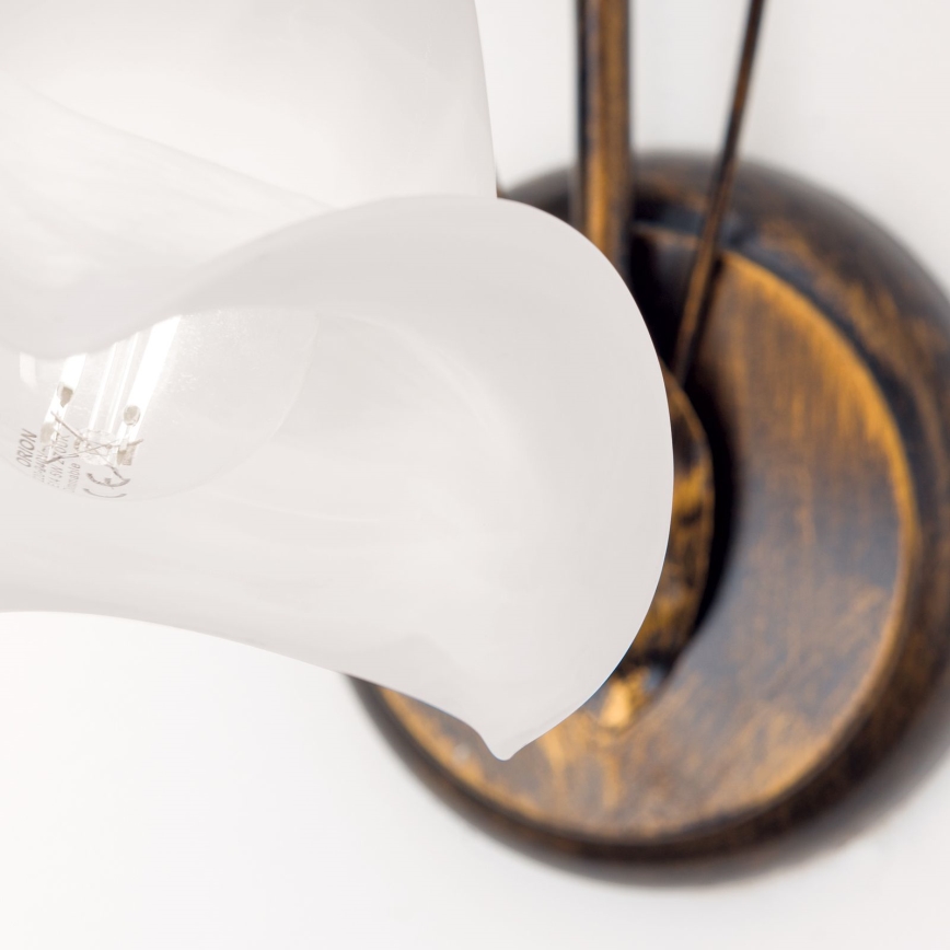 Zidna lampa SISI 1xE14/40W/230V bronca/patina