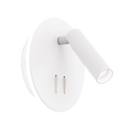 LED Zidna reflektorska svjetiljka LENNY LED/6W/230V + LED/3W bijela