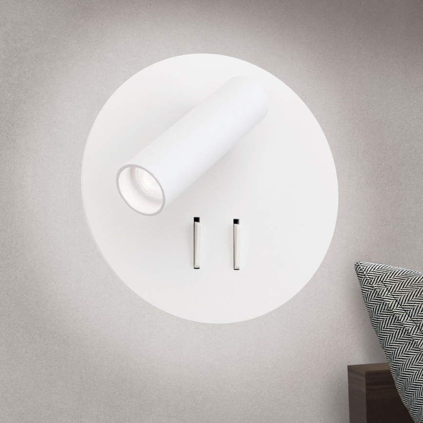 LED Zidna reflektorska svjetiljka LENNY LED/6W/230V + LED/3W bijela