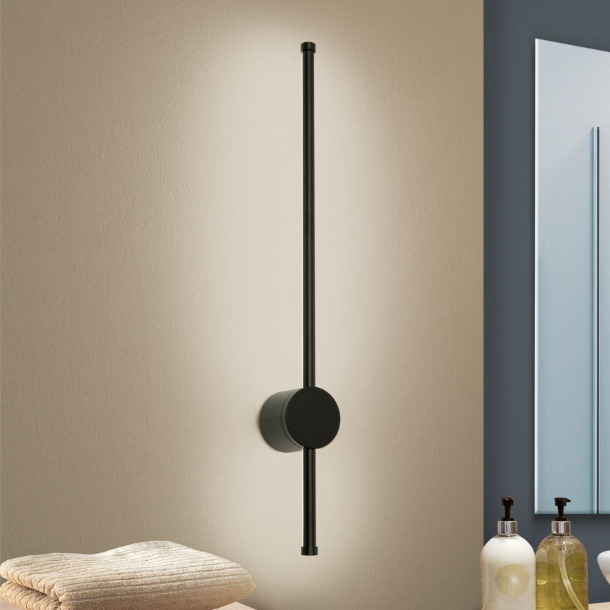 LED Rasvjeta za ogledalo u kupaonici FERDINAND LED/12W/230V IP54 crna