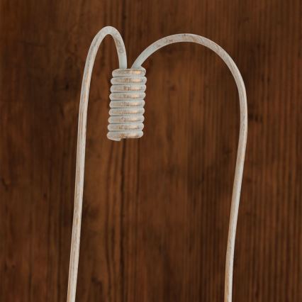 Zidna lampa VELA 2xE14/40W/230V bijela/zlatna/patina