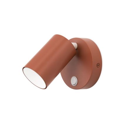 Zidna reflektorska svjetiljka PENN 1xGU10/13W/230V ciglasta