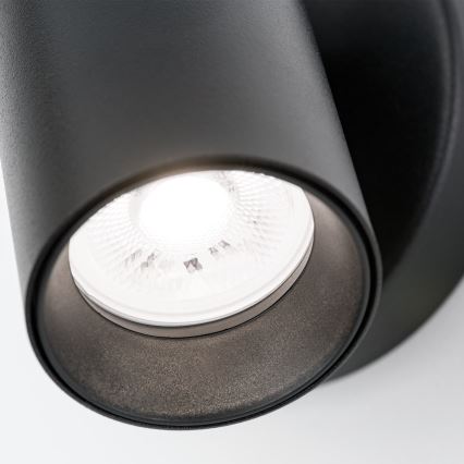 Zidna reflektorska svjetiljka SEAN 1xGU10/13W/230V crna