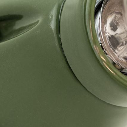 Zidna svjetiljka FROST 1xE27/60W/230V zelena