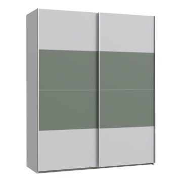 Ormar KARO 170x210 cm siva/zelena