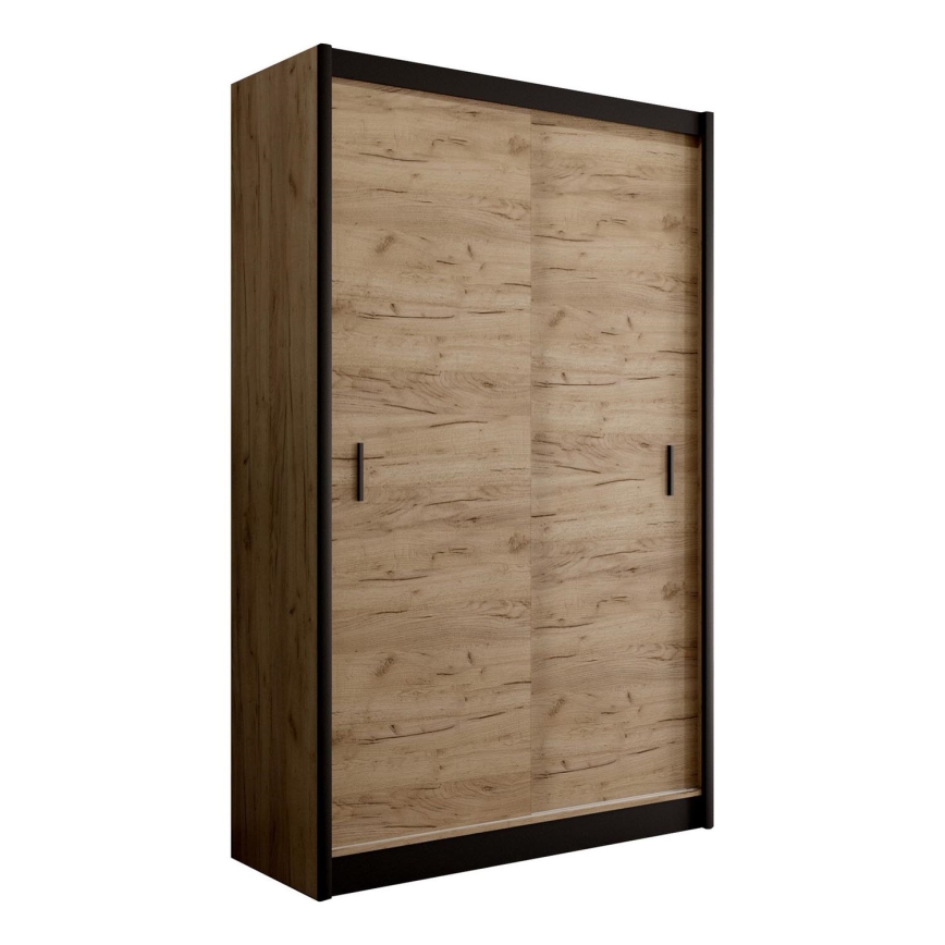 Ormar s kliznim vratima SAPHIRA 150x215 cm hrast craft
